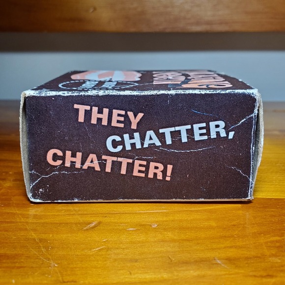 Fishlove & Co Wind-Up Talking Teeth w/Original Box (No Key) US Vintage‎ 1970 - Picture 12 of 13